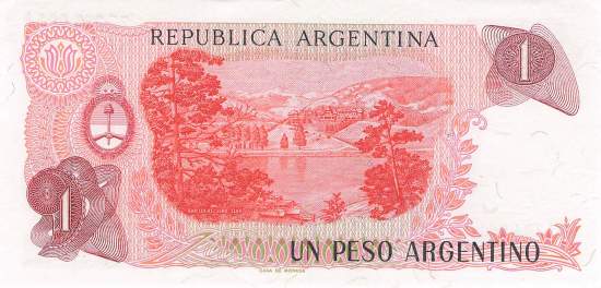 Argentinien p311a-2A 1 Peso 1983